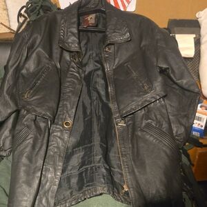 Men's Classic Black Military Jacket
